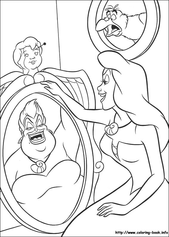 The Little Mermaid coloring picture